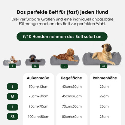 Orthopedisch hondenbed The Cloud (donkergrijs)