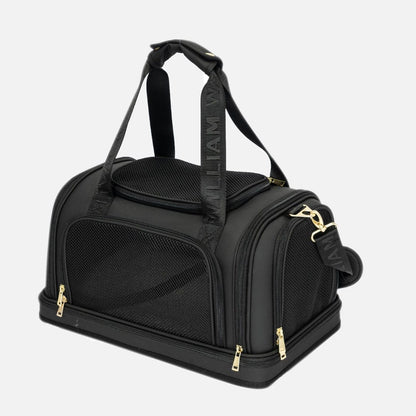 Cloud Nest hondendraagtas voor in het vliegtuig (zwart)